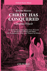 Christ Has Conquered SATB choral sheet music cover
